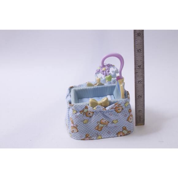 Fisher Price, 2007, Loving Family, Crib, Baby, Small, Activity Toy, Vintage, Col - Picture 3 of 3